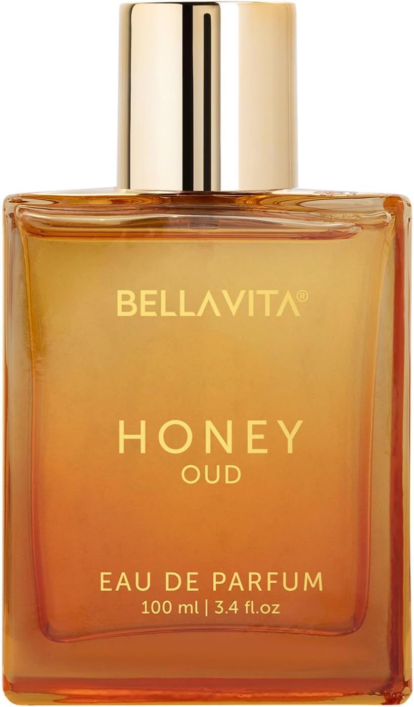 Honey Oud Eau de Parfum (3.4 fl. oz.) | Patchouli, Vanilla, Bergamot, Floral &amp; Spicy Made with Clean &amp; Vegan Essentials Oils Cruelty Free | Long-Lasting Unisex Fragrance