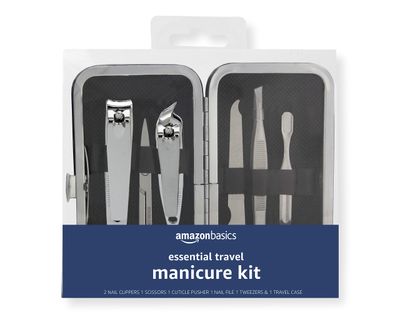Amazon Basics 6-Piece Essential Travel Manicure Kit