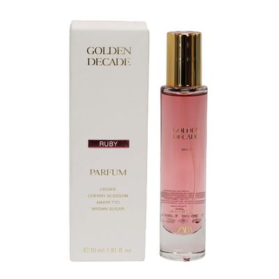 Zara Golden Decade Ruby Women Perfume Luxurious Sweet Floral Fragrance &amp; Velvety Vanilla Amaretto Scent Long-Lasting EDP Eau de Parfum 30ml (1.01 fl. oz)