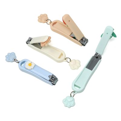 yueton 4 PCS Cute Claw Nail Clippers Sturdy Clipper Cutters Party Bag Gift Fillers Favors Prizes for Girls Boys