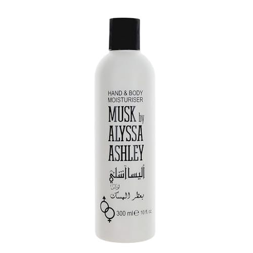 Alyssa Ashley Musk Hand and Body Moisturizer - Lotion for Women - Body Cream for Smooth, Moisturized Skin - Citrus and Sicilian Bergamot - 10 oz