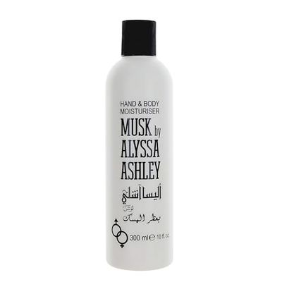 Alyssa Ashley Musk Hand and Body Moisturizer - Lotion for Women - Body Cream for Smooth, Moisturized Skin - Citrus and Sicilian Bergamot - 10 oz