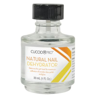 Cuccio Pro Natural Nail Dehydrator 1 oz (30 milliliter) Nail Prep for Acrylic Gel and Dip Powder Applications pH Balancing Moisture Remover for Better Adhesion