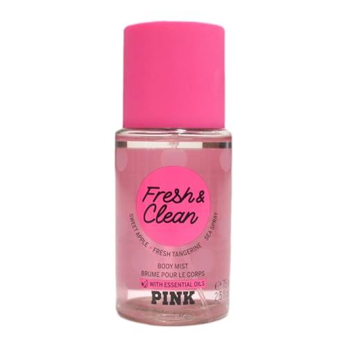Victorias Secret Pink Mini Travel Body Mist 2.5 Fl Oz (Fresh &amp; Clean)