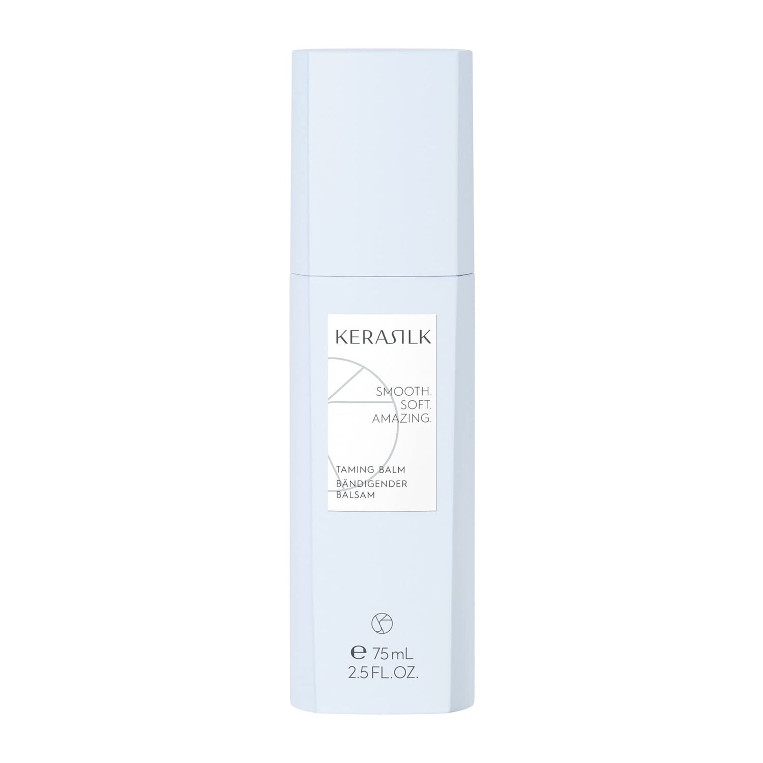 KERASILK Taming Balm | Nourishes &amp; Hydrates Strands | Instantly Smooths &amp; Softens Hair | With Heat Protection | For Coarse, Frizzy &amp; Unruly Hair | 75ml
