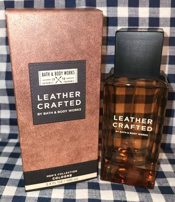 Mens Collection Leather Crafted Cologne, 3.4 fl oz / 100 mL, Full Size, Pack of 1