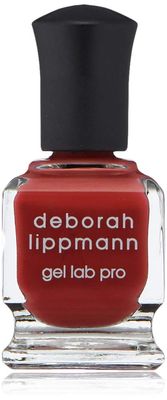 Deborah Lippmann Gel Lab Pro Nail Polish Treatment Enriched for Health, Wear, and Shine No Animal Testing, 21 Free, Vegan Red and Purple Colors