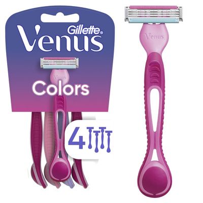 Gillette Venus Simply3 Womens Disposable Razors, 4 Count, 1 Pack