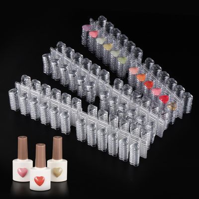 Tbestmax 720 Pcs Nail Polish Swatch Dots, Heart False Nail Polish Color Display Tips Nail Art Color Display Chart with Adhesive Sticker for Nail Polish Training Practicing