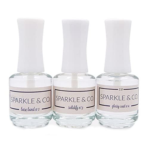 Sparkle &amp; Co. Base Bond, Solidify &amp; Glossy Coat 2.0