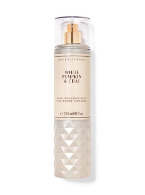 Bath &amp; Body Works Fine Fragrance Body Spray Mist 8 fl oz / 236 mL (White Pumpkin &amp; Chai)