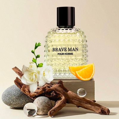 Brave Man for Men Perfume Natural Spray Brave Man Pour Homme for Mens Eau De Parfum Cologne for Men Great Natural Taste for Daily Use Smell Fresh All Day A Gift for Any Occasion 3.4 Fl Oz/100ML