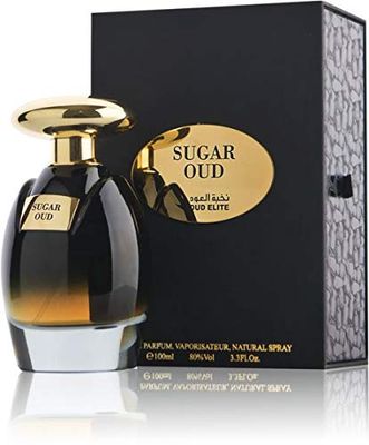 Oud Elite Sugar Oud for Women EDP - Eau De Parfum 100ML (3.4 oz) I Great Gift I peach and orange blossoms, jasmine and cinnamon I Elegant Bottle I Perfumes