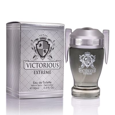 Victorious Extreme for Men Eau De Toilette - Formulated Using the Finest, Prime Ingredients - Fruity, Salty Fragrance - Black pepper &amp; Fresh Orange Blossom - Packaged in a 100 Recycled Paper