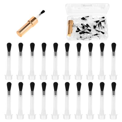 Thinp Dip Powder &amp; Liquid Replacement Brush Kit - 66 Pcs with 22 Brushes and Handles, Disposable Nail Dip Brushes for Nail Art