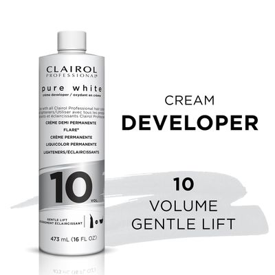 Clairol Professional Pure White 10 volume Crme Developer, 16 oz