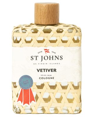 St Johns Classic Vetiver Cologne | New Virgin Islands Inspired Fresh Cologne Scent | Sophisticated Cologne Fragrance for Men (8 oz)