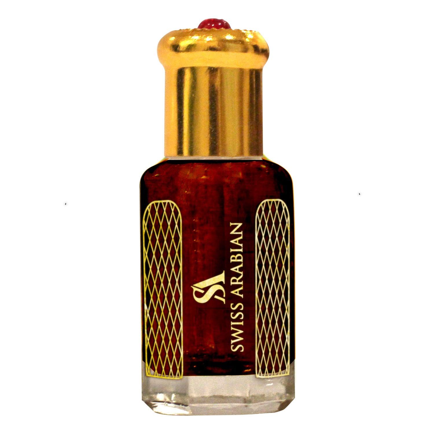 SWISSARABIAN Swiss Arabian Aljazeera 12mL, Artisanal Hand Crafted Perfume Oil Fragrance for Women and for Men, Traditional Attar Style Cologne and Body Oil