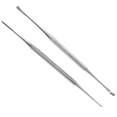 KHOM Ingrown Toenail Removal Kit | Stainless Steel File &amp; Lifter Set for Pain Relief &amp; Nail Care | Professional Pedicure &amp; Podiatry Tools for Nail Trimming, Under Nail Cleaning and Grooming