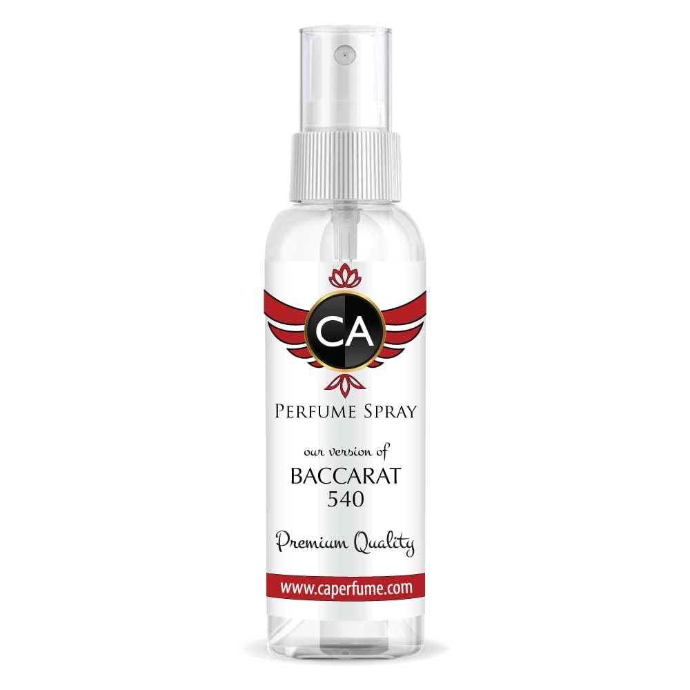 CA Perfume Impression of Baccarat 540 For Men Replica Version Fragrance Dupes Eau de Parfum Spray 2 Fl Oz/60ml-X1