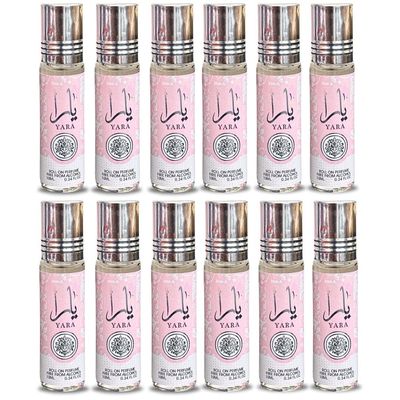 Lattafa Yara Roll-On Perfume Oil - Variations (0.34 Fl Oz (Pack Of 12))