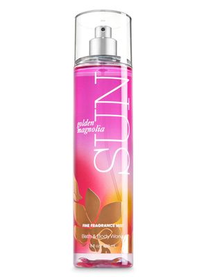 Bath &amp; Body Works Golden Magnolia SUN Fine Fragrance Mist 8 Fl Oz / 236 Ml