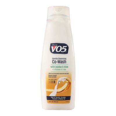 Alberto VO5 Gentle Cleansing Co-Wash with Jojoba and Aloe - Cleansing Conditioner - Cowash for Scalp and Hair - Moisturizes and Smooths Hair - 15 oz
