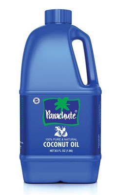 Parachute 100 Pure and Natural Unrefined Coconut Oil | No Chemicals &amp; Added Preservatives | 63 fl.oz