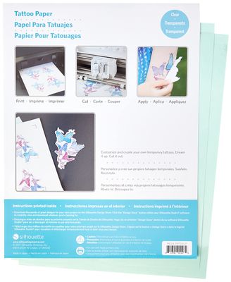Silhouette Media-Tattoo Temporary Tattoo Paper