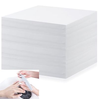 Fanfanwin 400 Sheets Nail Dust Collector Filter Paper Disposable Nail Dust Suction Collector Filters Nail Paper Sheets Portable Dust Collector Filter for Nail Salon Spa Tech Nail Supplies Accessories