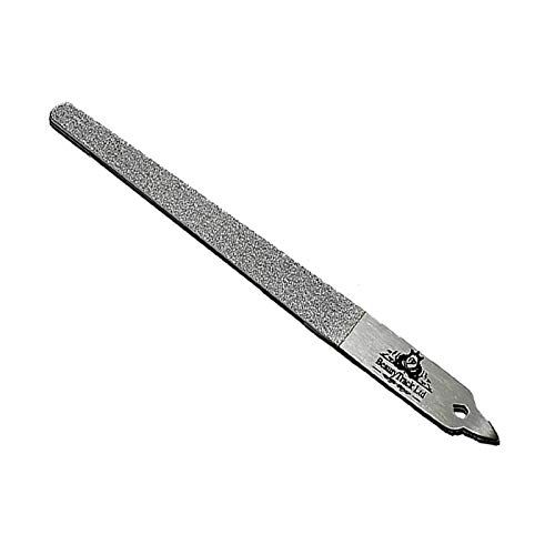 BeautyTrack Diamond Deb Foot Skin &amp; Nail File 6 Light Weight Podiatry Chiropody Stainless Steel - Hand &amp; Toenail File - Double Sided Diamond DEST Coded - Come with Pouch