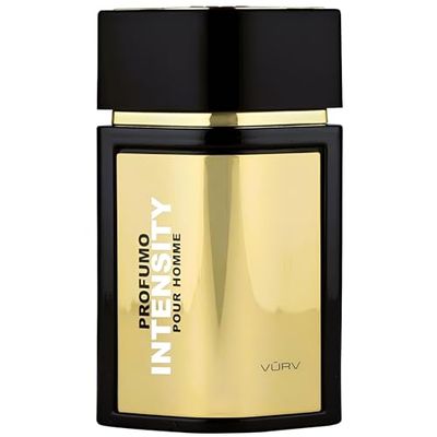 Lattafa Vurv Profumo Intensity - Citrus, Aquatic, Woody, Leather - Eau de Parfum Long-Lasting Fragrance for Men, 3.4 Ounce / 100 ml