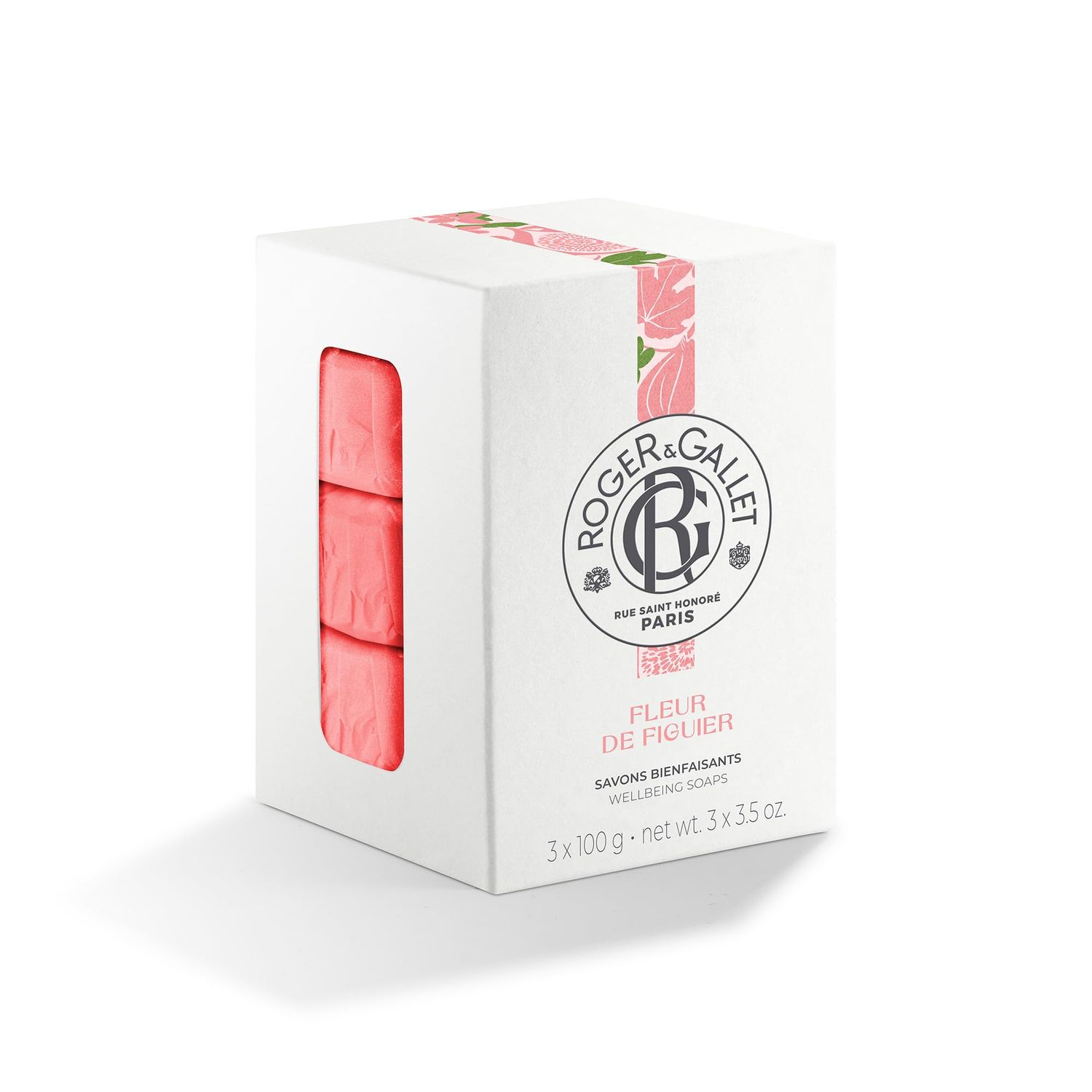 ROGER &amp; GALLET | Body Wash &amp; Body Soap for Women | Fleur de Figuier - Fig Blossom 3 x 3.5 oz