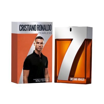 Cristiano Ronaldo Fearless - Long Lasting Vegan Cologne for Men - Woody Spicy Floral Perfume for Men - Eau de Parfum Cologne - 3.4 oz