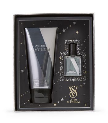 Victorias Secret Platinum Mini Fragrance Duo Gift Set, Cologne &amp; Travel Lotion