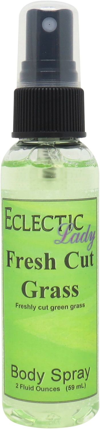 Eclectic Lady Fresh Cut Grass Body Spray, 2 ounces, Body Mist for Women with Clean, Light &amp; Gentle Fragrance, Cologne with Soft, Subtle Aroma For Daily Use
