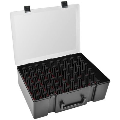 ALCYON Universal Nail Polish Holder &amp; Organizer Contains 54 Bottles for Gellen, for Beetles, for Sally Hansen, for OPI, for Essie and Other Fingernail Polish (ONLY A CASE)-Black