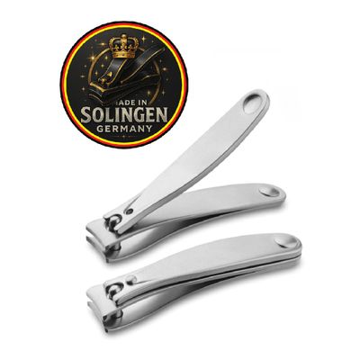 Made in Solingen, Germany APEXAY Nail Clipper Set is Crafted from Ultra-Sharp, Surgical-Grade Stainless Steel,Designed to Handle Both Thick and Delicate Fingernails and toenails with Ease.Gray