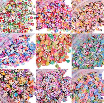 EHOPE Fruit Slices Polymer Clay Slices Fruit Nail Art Slices Polymer Slices DIY Fruit Nail Art Supplies Making Kit Decoration Arts Crafts for Nail Art and Cellphone Decorations 5000 PCS