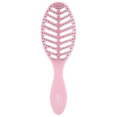 Wet Brush Go Green Speed Dry Hair Brush, Pink - Vented Design &amp; Ultra Soft HeatFlex Bristles - Ergonomic Handle Manages Tangle &amp; Uncontrollable Hair - Pain-Free Hair Accessories