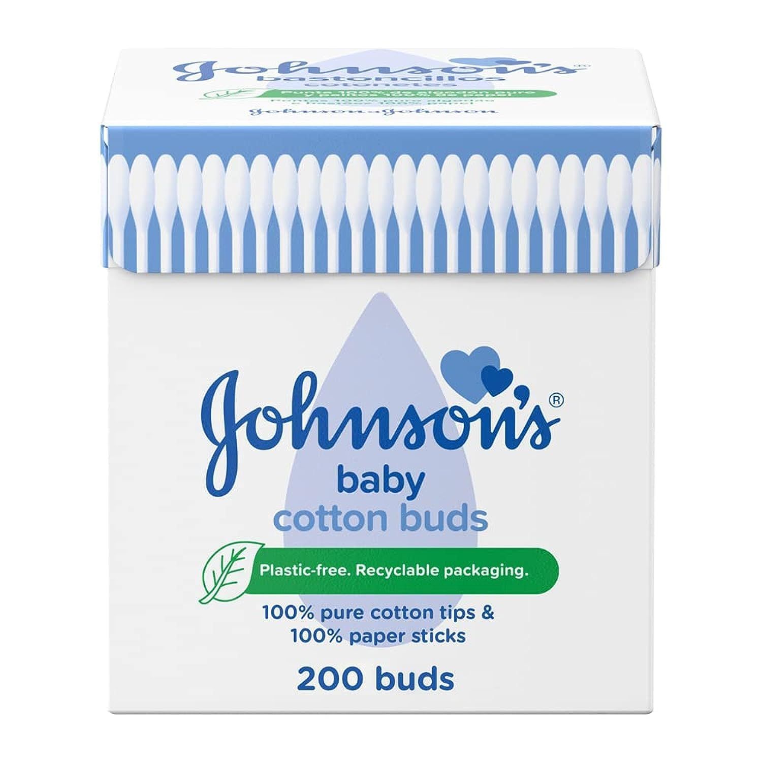 Johnsons Baby Cotton Buds - 1 X 200 Drum