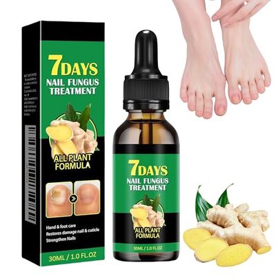 7 Days Ginger Foot Spray, 7 Days Ginger Nail Treatment, Ginger Nail Treatment, 7 Days Nail Repair (1pcs)