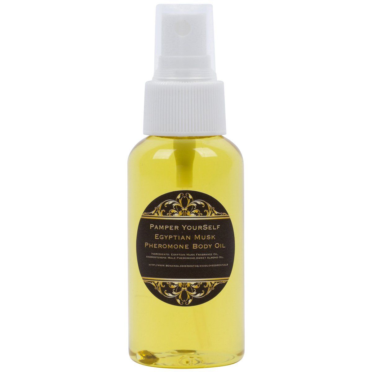 Egyptian Musk Men Pheromone Perfume Body Oil 2.7 Fl Oz (2 Pack)