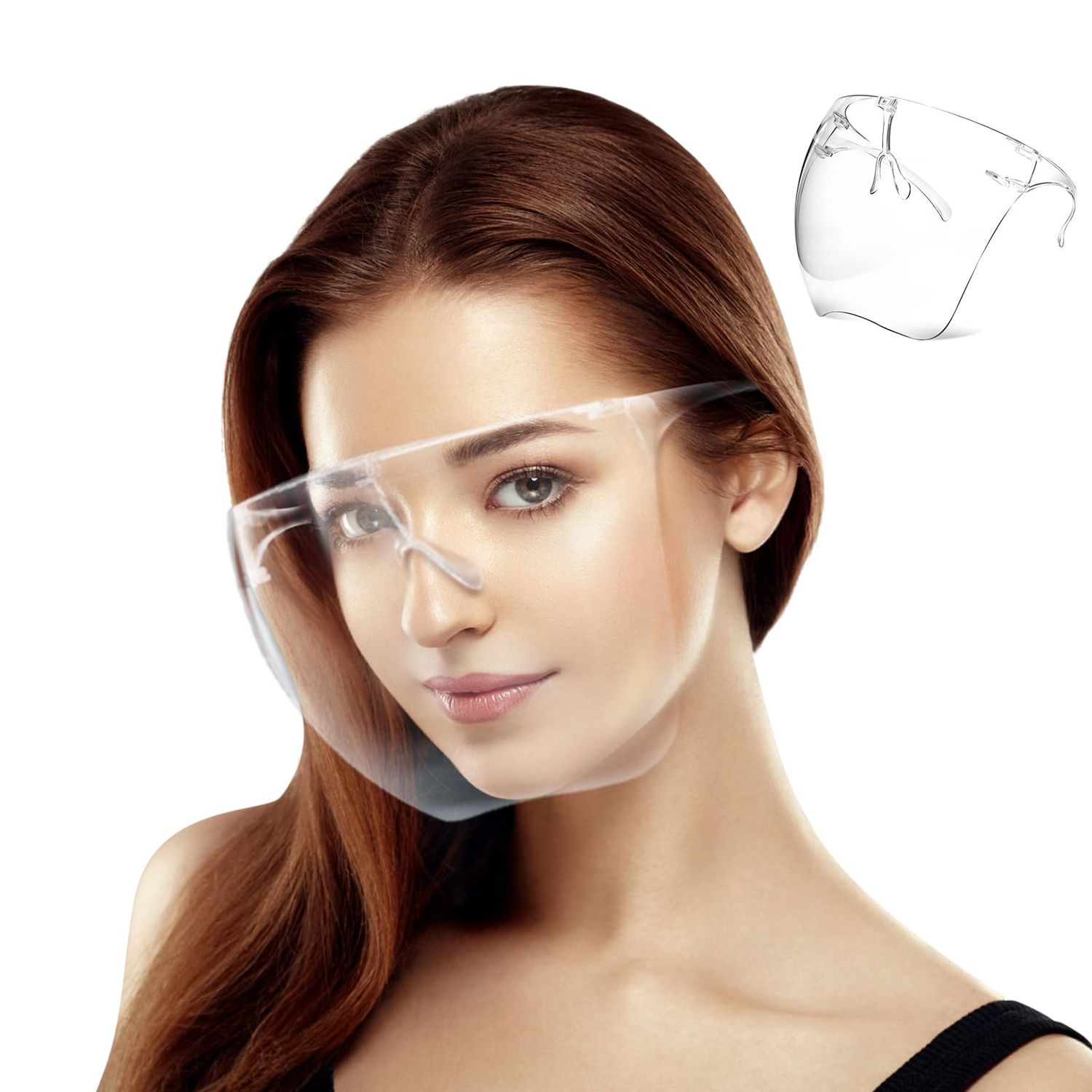 SAVILAND Nail Face Mask for Nail Drill: Salon Clear Visibility &amp; Comfortable Wear Full Face Mask Splash Resistant Quicker DIY Nail Art Tools for Nail Artists Enthusiasts Technicians Salon Studio