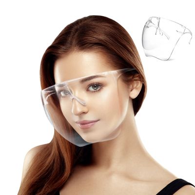 SAVILAND Nail Face Mask for Nail Drill: Salon Clear Visibility &amp; Comfortable Wear Full Face Mask Splash Resistant Quicker DIY Nail Art Tools for Nail Artists Enthusiasts Technicians Salon Studio