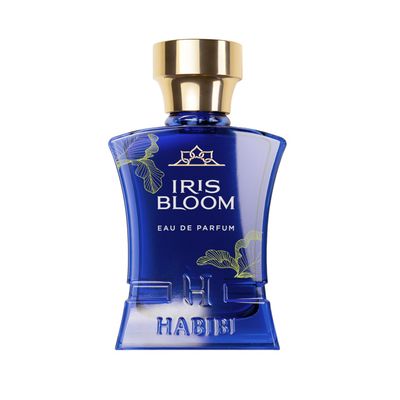 H HABIBI Iris Bloom Long-Lasting Arabian Perfumes for Women, Eau de Parfum for Women (2.5 Oz) Unique Fragrance With Rare Exotic Notes Of Blackcurrant, Jasmine &amp; Saffron