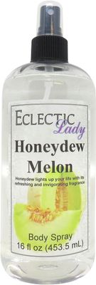 Eclectic Lady Honeydew Melon Body Spray, Double Strength, 16 ounces, Body Mist for Women with Clean, Light &amp; Gentle Fragrance, Cologne with Soft, Subtle Aroma For Daily Use