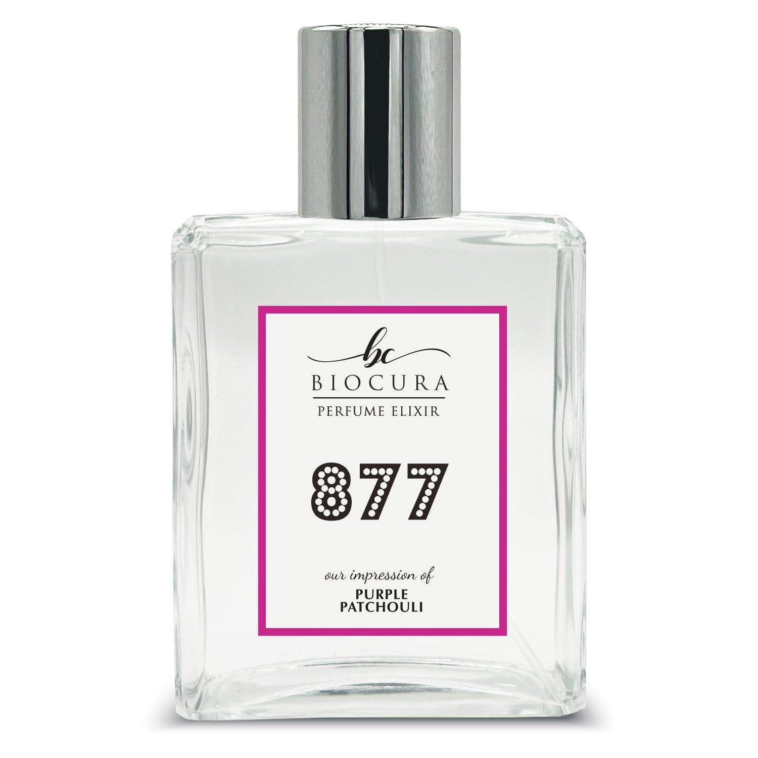 BIOCURA BC Perfume 877 Inspired by Purple Patchouli For Women &amp; Men Fragrance Dupes Eau de Parfum Bottle 3.4 Fl Oz/100ml