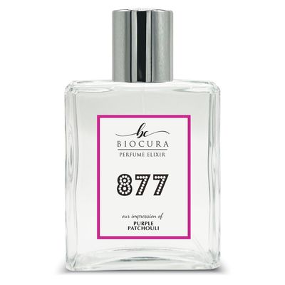 BIOCURA BC Perfume 877 Inspired by Purple Patchouli For Women &amp; Men Fragrance Dupes Eau de Parfum Bottle 3.4 Fl Oz/100ml