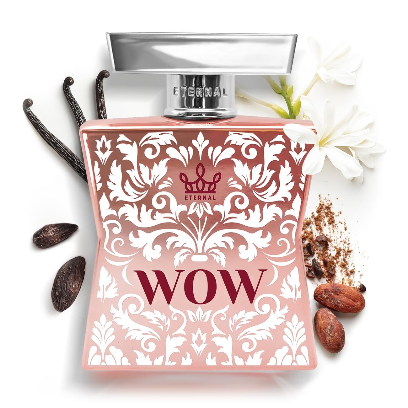 Eternal Fragrance Eternal Wow EDP Inspired by Good Girl, 3.4 oz (100ml) Long-lasting, Vegan, Clean Ingredients, Perfume Spray, 2000 sprays per bottle